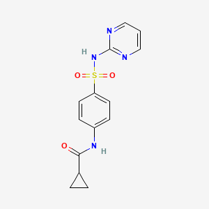 N-[4-(pyrimidin-2-ylsulfamoyl)phenyl]cyclopropanecarboxamide