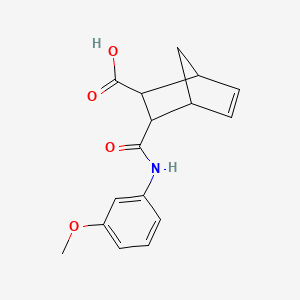 3-[(3-Methoxyphenyl)carbamoyl]bicyclo[2.2.1]hept-5-ene-2-carboxylic acid