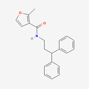 N-(3,3-diphenylpropyl)-2-methylfuran-3-carboxamide