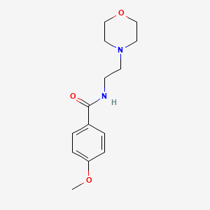 molecular formula C14H20N2O3 B10976070 4-methoxy-N-[2-(morpholin-4-yl)ethyl]benzamide 