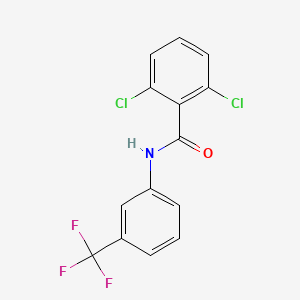 2,6-dichloro-N-[3-(trifluoromethyl)phenyl]benzamide