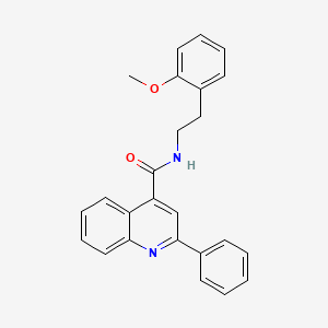 N-[2-(2-methoxyphenyl)ethyl]-2-phenylquinoline-4-carboxamide