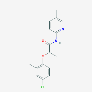 2-(4-chloro-2-methylphenoxy)-N-(5-methylpyridin-2-yl)propanamide