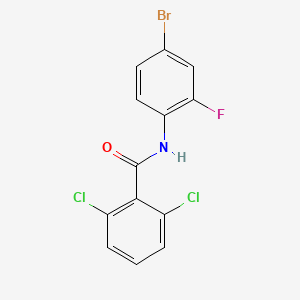 N-(4-bromo-2-fluorophenyl)-2,6-dichlorobenzamide