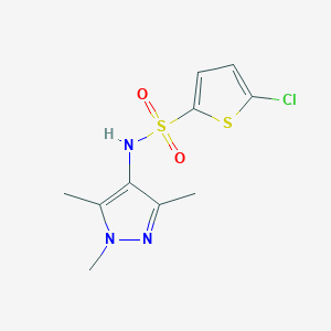 5-chloro-N-(1,3,5-trimethyl-1H-pyrazol-4-yl)thiophene-2-sulfonamide