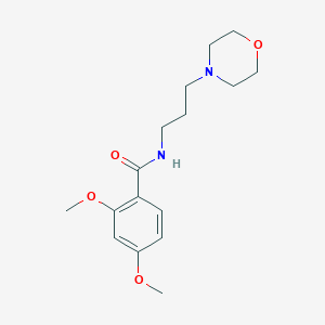 2,4-dimethoxy-N-[3-(morpholin-4-yl)propyl]benzamide