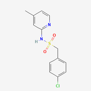 1-(4-chlorophenyl)-N-(4-methylpyridin-2-yl)methanesulfonamide