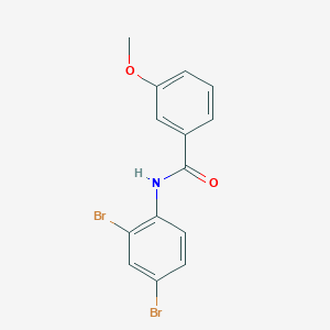 N-(2,4-dibromophenyl)-3-methoxybenzamide