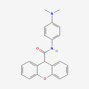 N-[4-(dimethylamino)phenyl]-9H-xanthene-9-carboxamide