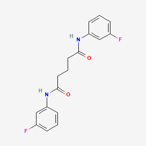 N,N'-bis(3-fluorophenyl)pentanediamide