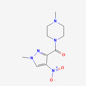 (1-methyl-4-nitro-1H-pyrazol-3-yl)(4-methylpiperazin-1-yl)methanone