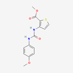 Methyl 3-{[(4-methoxyphenyl)carbamoyl]amino}thiophene-2-carboxylate