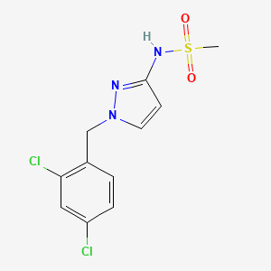 N-[1-(2,4-dichlorobenzyl)-1H-pyrazol-3-yl]methanesulfonamide