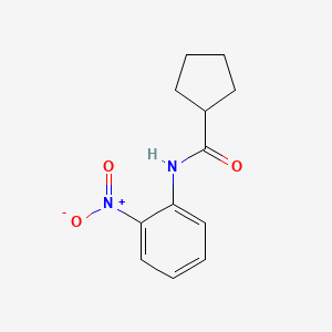 molecular formula C12H14N2O3 B10977035 N-(2-nitrophenyl)cyclopentanecarboxamide 