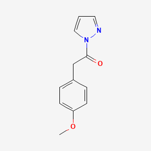 2-(4-methoxyphenyl)-1-(1H-pyrazol-1-yl)ethanone