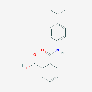 6-{[4-(Propan-2-yl)phenyl]carbamoyl}cyclohex-3-ene-1-carboxylic acid