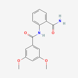 N-(2-carbamoylphenyl)-3,5-dimethoxybenzamide