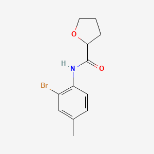 N-(2-bromo-4-methylphenyl)oxolane-2-carboxamide