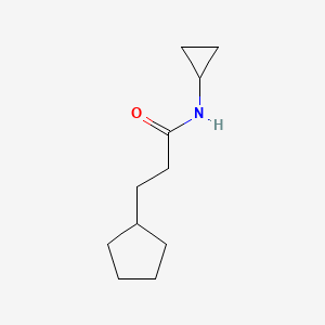 3-cyclopentyl-N-cyclopropylpropanamide