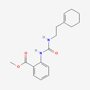 Methyl 2-({[2-(cyclohex-1-en-1-yl)ethyl]carbamoyl}amino)benzoate