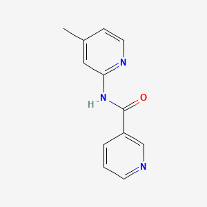 N-(4-methylpyridin-2-yl)pyridine-3-carboxamide