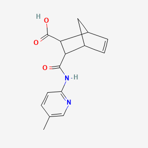 3-[(5-Methylpyridin-2-yl)carbamoyl]bicyclo[2.2.1]hept-5-ene-2-carboxylic acid