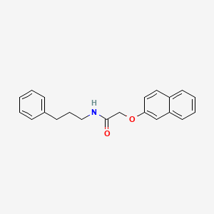 2-(naphthalen-2-yloxy)-N-(3-phenylpropyl)acetamide