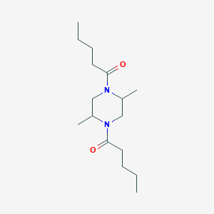 1,1'-(2,5-Dimethylpiperazine-1,4-diyl)dipentan-1-one