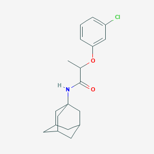 N-(Adamantan-1-YL)-2-(3-chlorophenoxy)propanamide