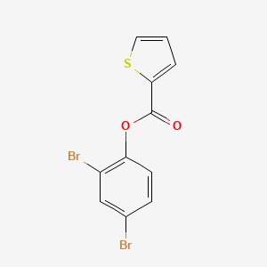 2,4-Dibromophenyl thiophene-2-carboxylate