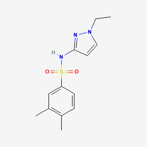 N-(1-ethyl-1H-pyrazol-3-yl)-3,4-dimethylbenzenesulfonamide