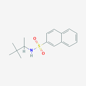 N-(3,3-dimethylbutan-2-yl)naphthalene-2-sulfonamide