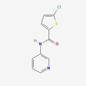 molecular formula C10H7ClN2OS B10977322 5-chloro-N-(pyridin-3-yl)thiophene-2-carboxamide 