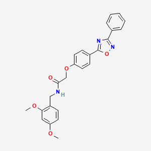 N-(2,4-dimethoxybenzyl)-2-[4-(3-phenyl-1,2,4-oxadiazol-5-yl)phenoxy]acetamide