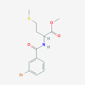 methyl N-[(3-bromophenyl)carbonyl]methioninate