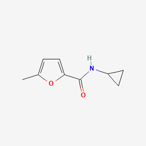 molecular formula C9H11NO2 B10977497 N-cyclopropyl-5-methylfuran-2-carboxamide 