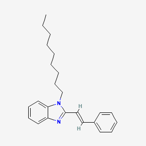 1-nonyl-2-[(E)-2-phenylethenyl]-1H-benzimidazole