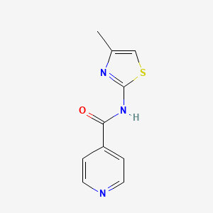 N-(4-methyl-1,3-thiazol-2-yl)pyridine-4-carboxamide