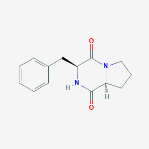 molecular formula C14H16N2O2 B109776 环(L-苯丙氨酸-L-脯氨酸) CAS No. 3705-26-8