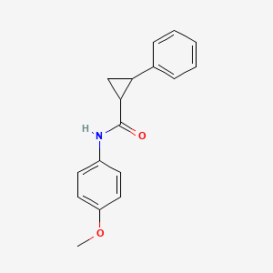 N-(4-methoxyphenyl)-2-phenylcyclopropanecarboxamide