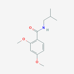 molecular formula C13H19NO3 B10977759 2,4-dimethoxy-N-(2-methylpropyl)benzamide 