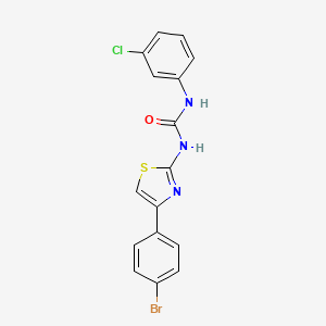 1-[4-(4-Bromophenyl)-1,3-thiazol-2-yl]-3-(3-chlorophenyl)urea