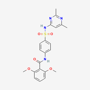 N-[4-(2,6-Dimethyl-pyrimidin-4-ylsulfamoyl)-phenyl]-2,6-dimethoxy-benzamide