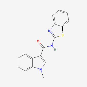 N-[(2Z)-1,3-benzothiazol-2(3H)-ylidene]-1-methyl-1H-indole-3-carboxamide