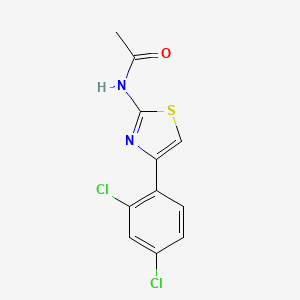 N-[4-(2,4-dichlorophenyl)-1,3-thiazol-2-yl]acetamide