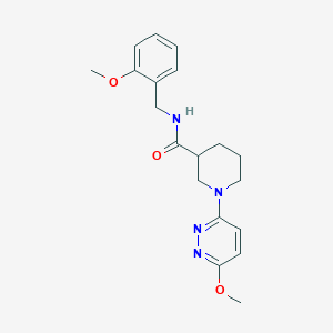 N-(2-methoxybenzyl)-1-(6-methoxypyridazin-3-yl)piperidine-3-carboxamide