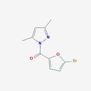 (5-bromofuran-2-yl)(3,5-dimethyl-1H-pyrazol-1-yl)methanone