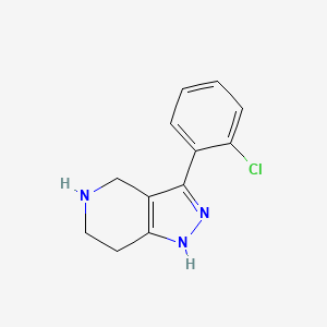 3-(2-Chlorophenyl)-4,5,6,7-tetrahydro-1H-pyrazolo[4,3-c]pyridine