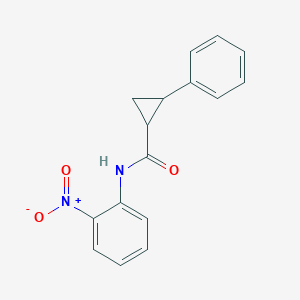 N-(2-nitrophenyl)-2-phenylcyclopropanecarboxamide