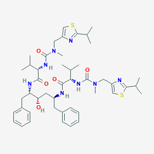 molecular formula C46H66N8O5S2 B109782 (2S,2'S)-N,N'-((2S,3S,5S)-3-羟基-1,6-二苯基己烷-2,5-二基)双(2-(3-((2-异丙基噻唑-4-基)甲基)-3-甲基脲基)-3-甲基丁酰胺) CAS No. 869368-48-9